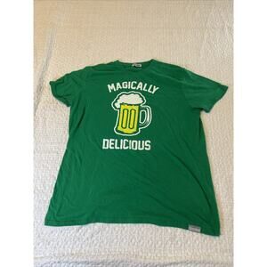 St Patty Day Shirt Tipsey Elves Magically Delicious Beer 2XL